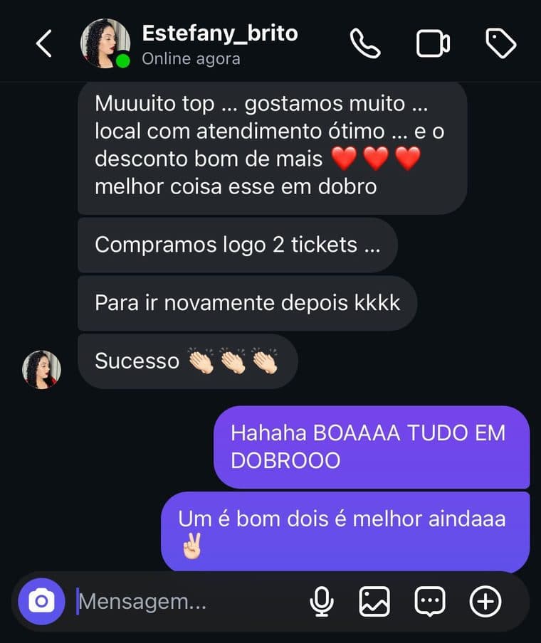Depoimento de Estefany Brito — São Luis em Dobro
